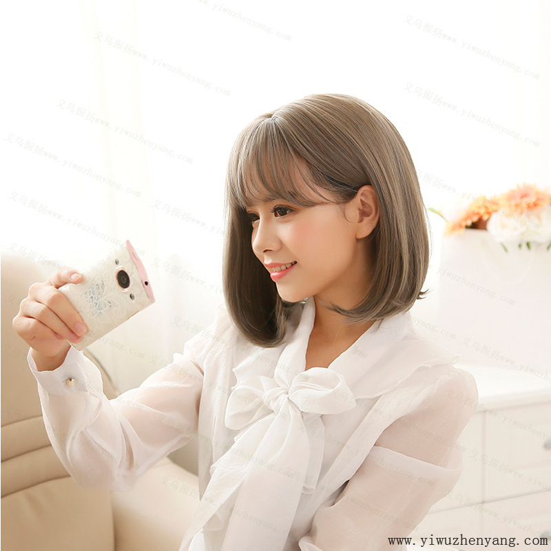 Tóc giả nữ ngắn Hàn Quốc siêu xinh