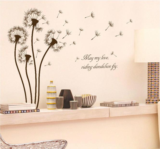 Decal trang trí Bồ Công Anh nhỏ