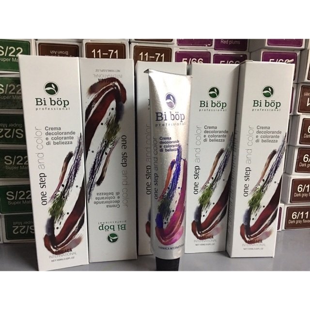 Tuýp màu nhuộm tóc Nhật Bản Bibop Collagen Màu 11/11 Blonde Ash