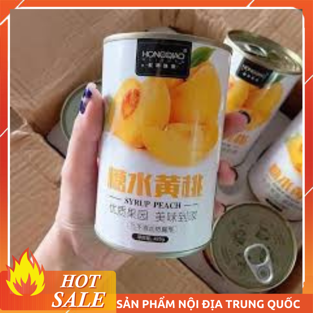1 hộp đào ngâm 425g/hộp