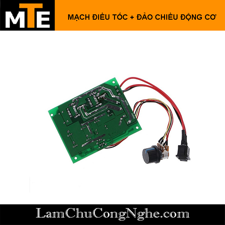 Mạch điều khiển tốc độ và đảo chiều động cơ DC 9-50V 40a