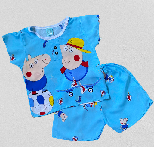 [6kg-12kg] Đồ bộ cho bé trai vải tôn, lanh, tole (tay ngắn)
