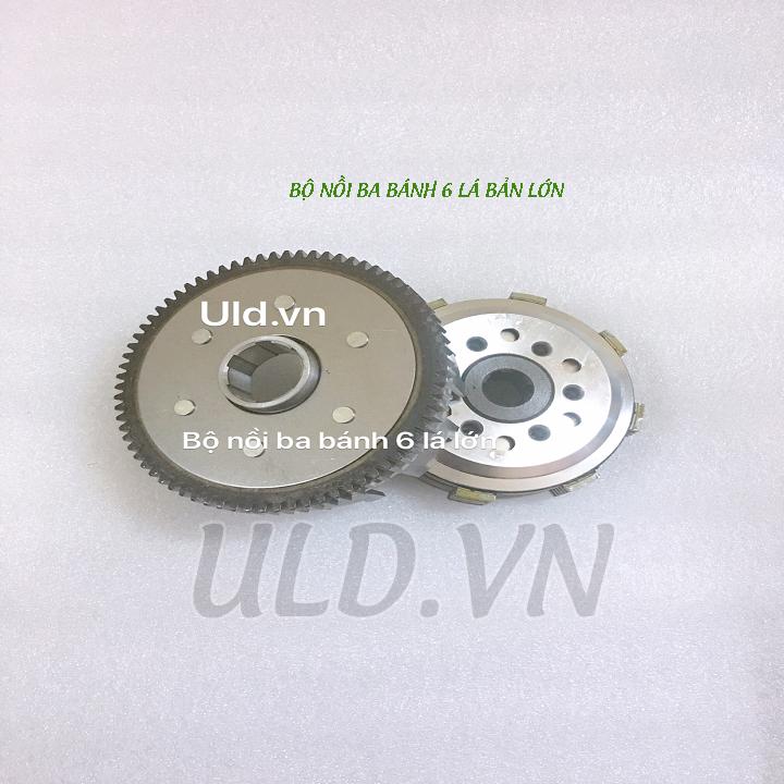 BỘ CÔN BA BÁNH 6 LÁ BẢN LỚN