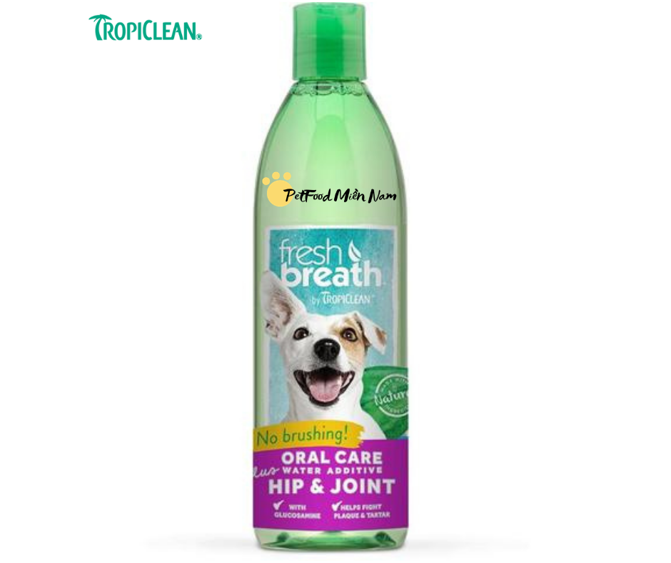 [Hoàn Tiền 10%] Nước vệ sinh răng miệng cho chó Tropiclean