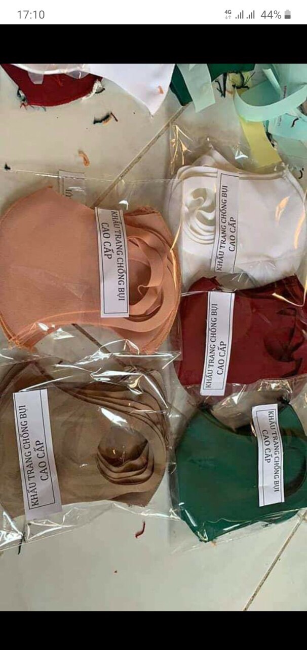 [HCM]Khẩu Trang Vải POLY(1 bịch/10 cái)