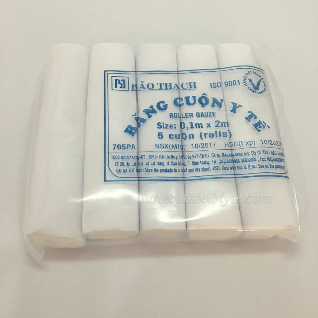 Băng cuộn y tế Bảo Thạch 5 cuộn