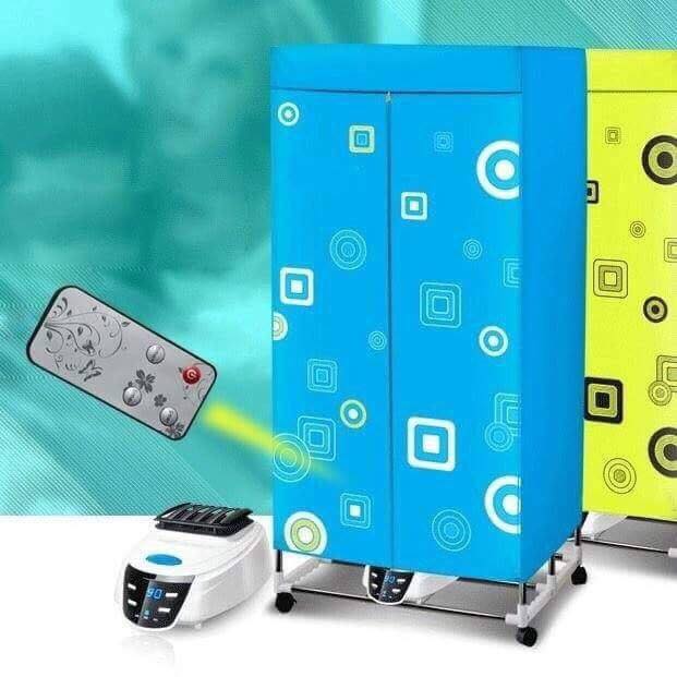 BẢO HÀNH 02 NĂM TỦ SẤY QUẦN ÁO 2 TẦNG KHUNG INOX CHẮC CHẮN  CÓ ĐIỀU KHIỂN TỪ XA