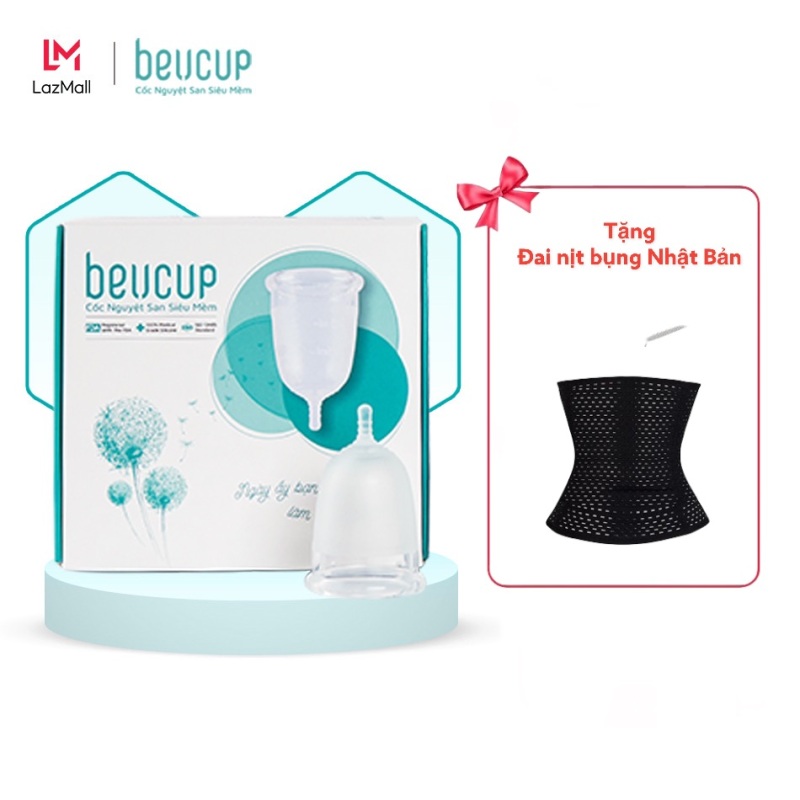Cốc nguyệt san Silicone y tế Beu Cup - Băng vệ sinh kiểu mới, cốc nguyệt san co giãn