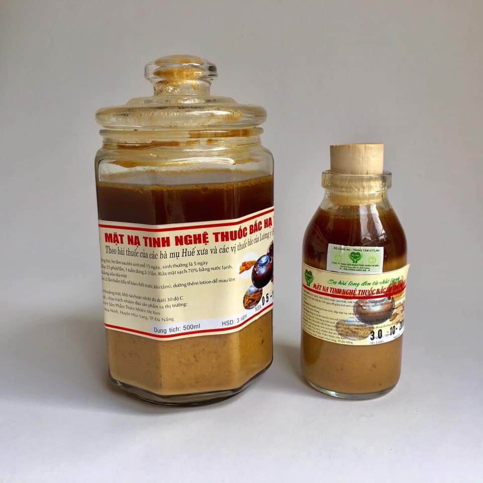 Mặt nạ tinh nghệ thu.ốc bắc hạ thổ mẹ Ken-100ml