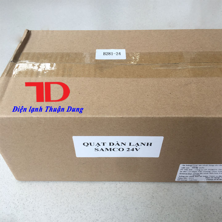 Quạt dàn lạnh xe khách SAMCO 24V - Điện Lạnh Thuận Dung