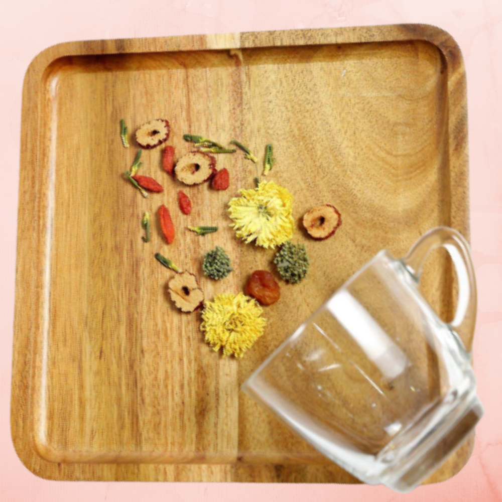 [5 Trial Packs] Calming Tea, Helps You Sleep Well, 6 Flavors (Chrysanthemum, Goji Berry, Red Apple, Lotus Heart, Panax Notoginseng Bud, Longan)