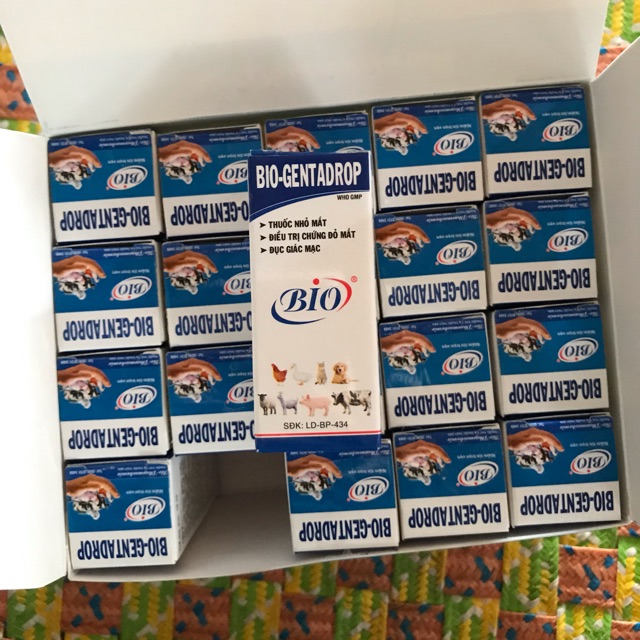Dung Dịch Nhỏ Mắt Cho Chó Mèo Bio Genta Drop 10ml