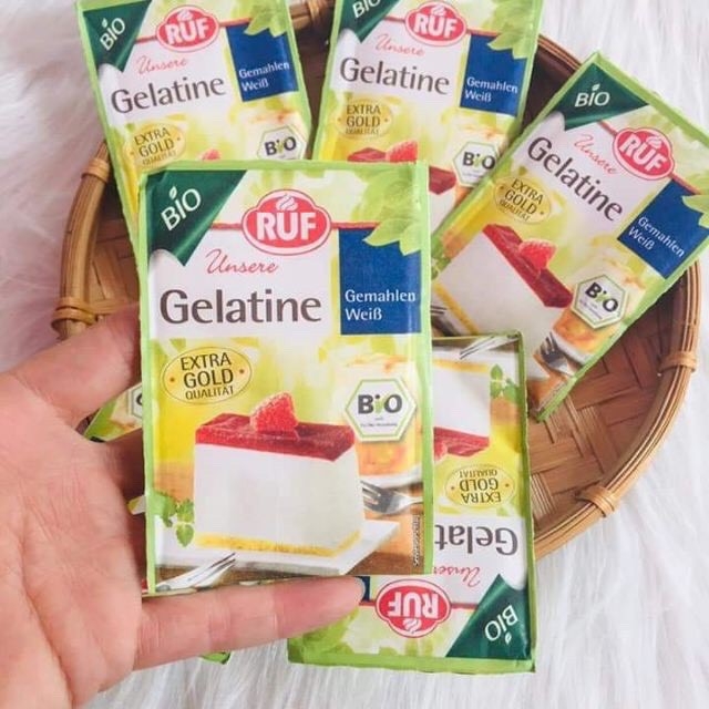 Bột Gelatin Hữu cơ Ruf 9g (Date 2025)