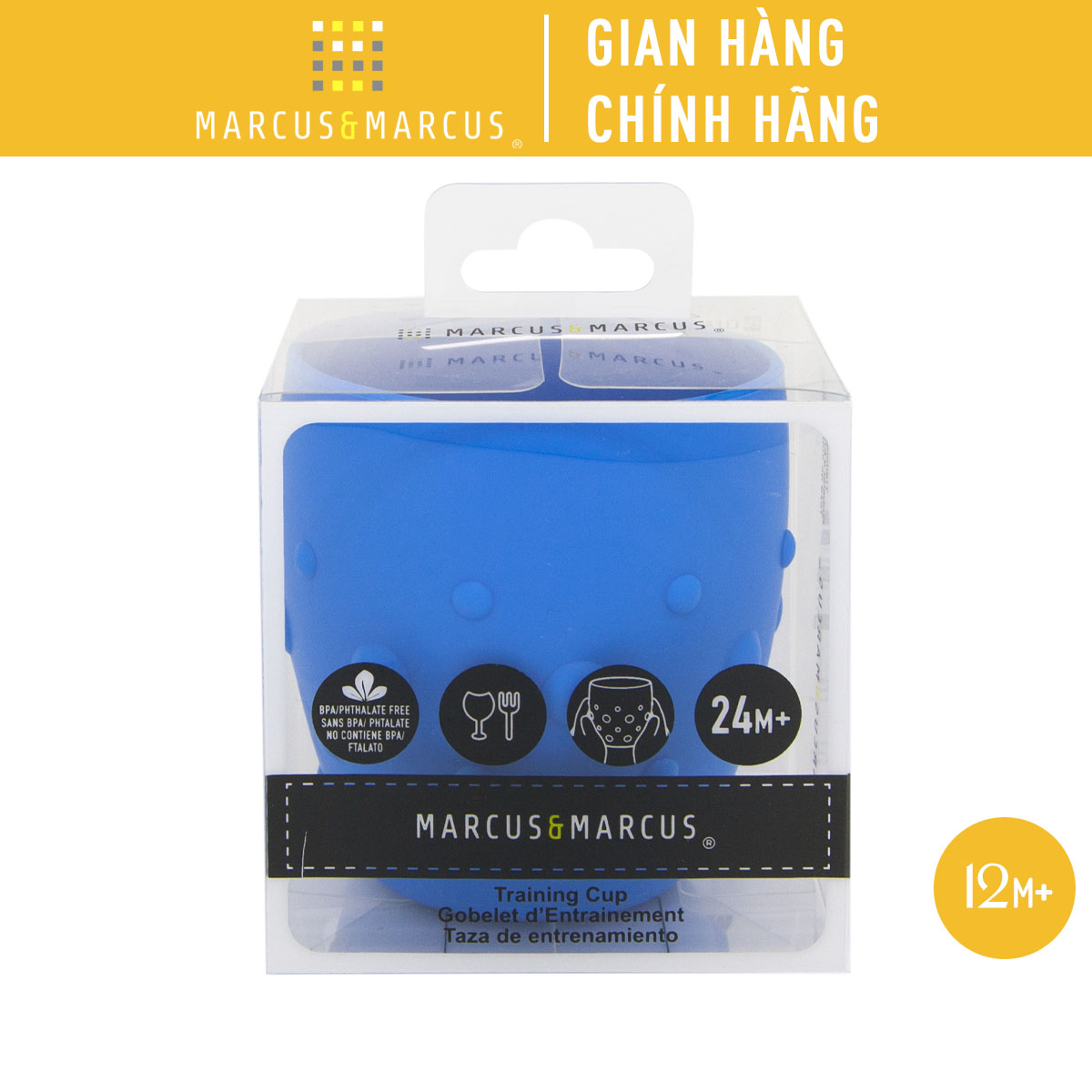 Ly tập uống nước silicon cho bé Marcus & Marcus – Lucas