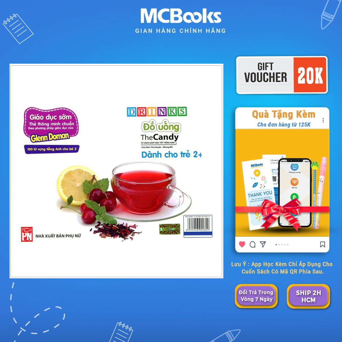 Book-Flashcard-Glenn Doman method educational card-drinks -McBooks