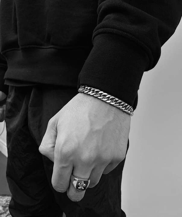 Vòng tay Chain 11mm - nhẫn Titan - ODIN