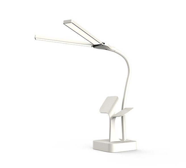 Đen Led để bàn, đèn bàn chống cận 2 nhánh cao cấp 2020