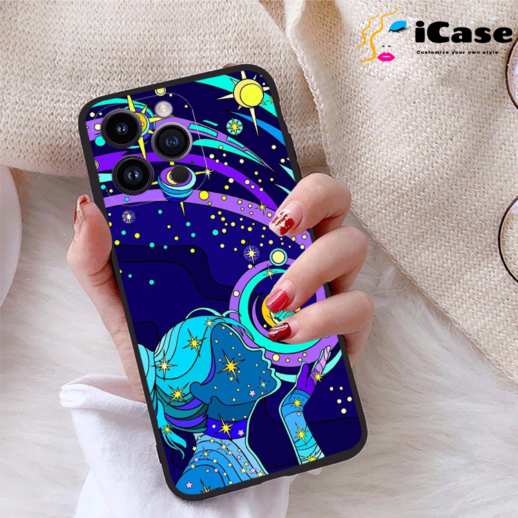 Ốp lưng iPhone 14 Pro Max viền dẻo TPU BST Purple