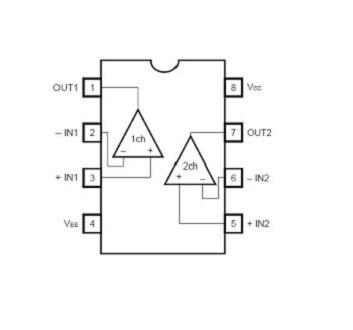 IC 4558 SMD (IC KHUẾCH ĐẠI) (10 CON)