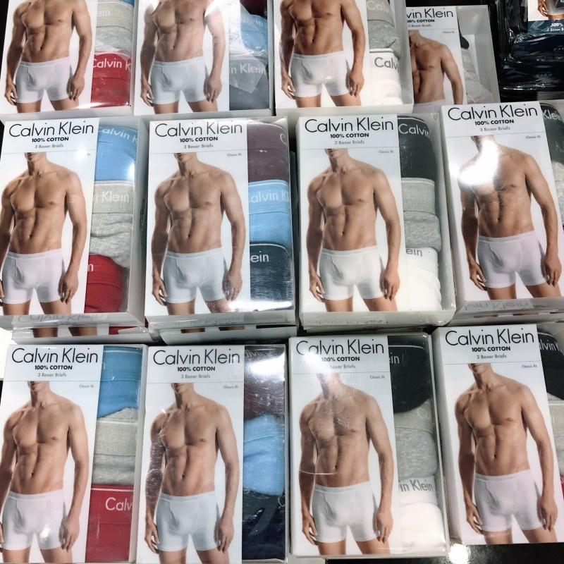 [HCM]Set 3 quần lót nam Boxer Thương hiệu Calvin Klein [Hàng Mỹ]