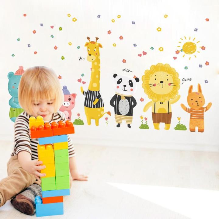 Decal dán tường động vật đáng yêu SK9320