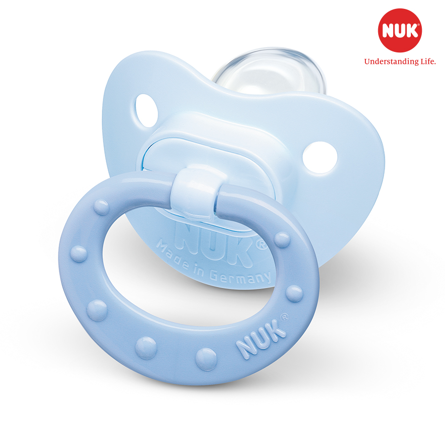 BỘ 2 TI GIẢ NUK CLASSIC SILICONE 6 - 18M
