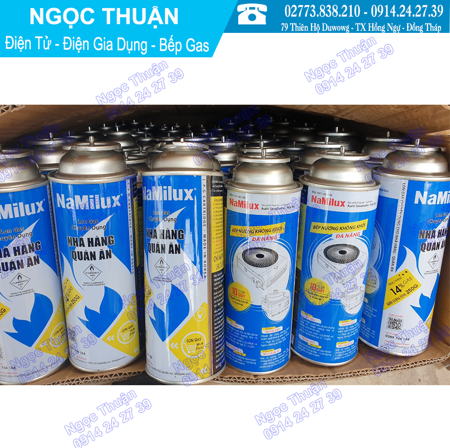 Vỏ bình Namilux ( không có gas )