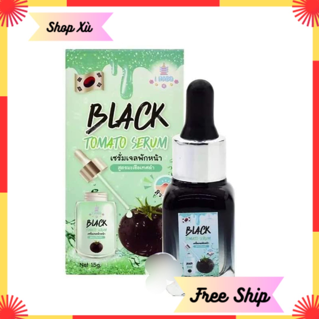 Serum Cà Chua Đen Black Tomato thái lan 15g Mờ thâm khử Mụn , Giảm nám , chống lão hóa