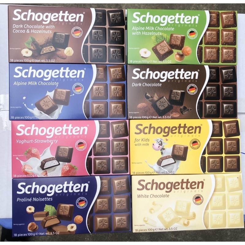 Socola Schogetten thanh của Đức 100g