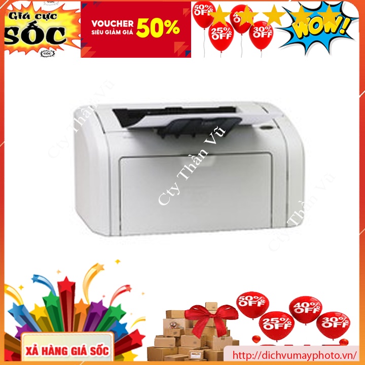 Máy in đen trắng A4 HP 1018 cũ đẹp thích hợp cho in gia đình