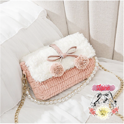 Set túi tự đan POm PoM nhiều màu đơn giản dễ làm (có hướng dẫn)
