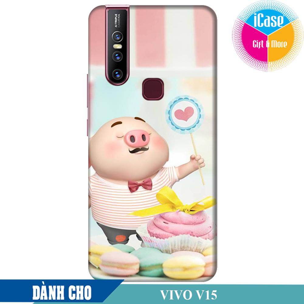 Case for Vivo V15 Heo Con Lông Vũ