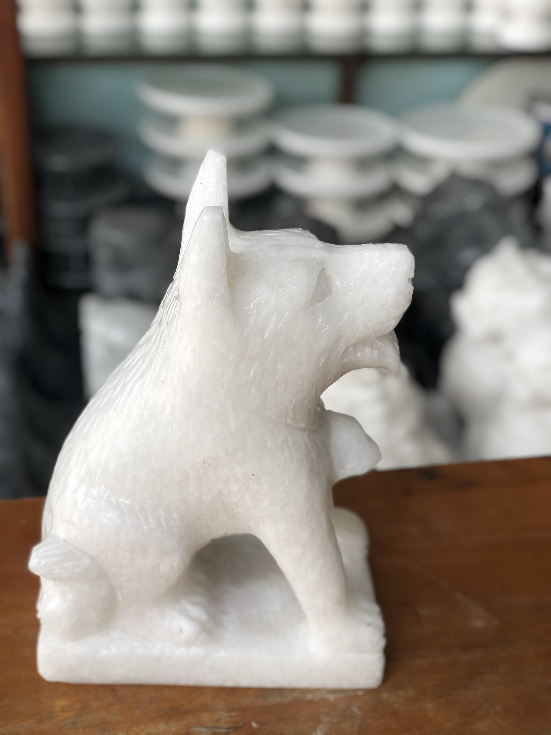[FreeshipMAX] chó đá non nước 30cm - 1 cặp