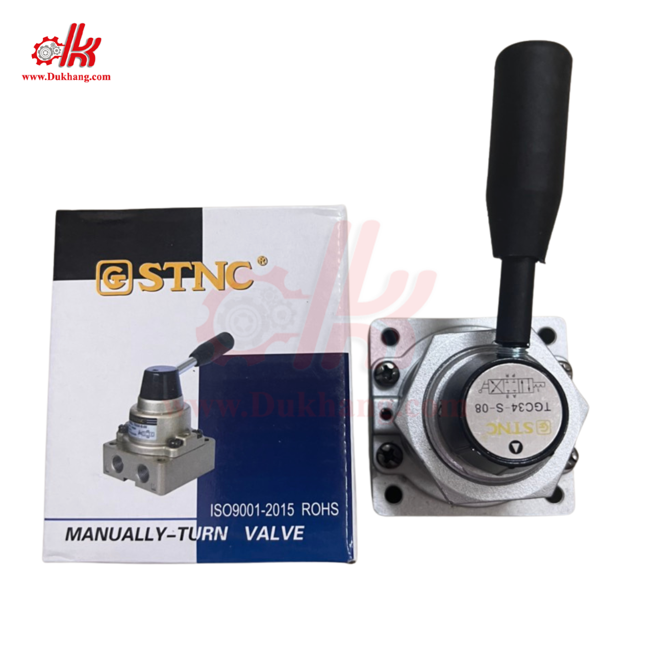 Van gạt tay khí nén stnc 4/3 tgc34-s-08 tgc34-s-10 tgc34-s-15