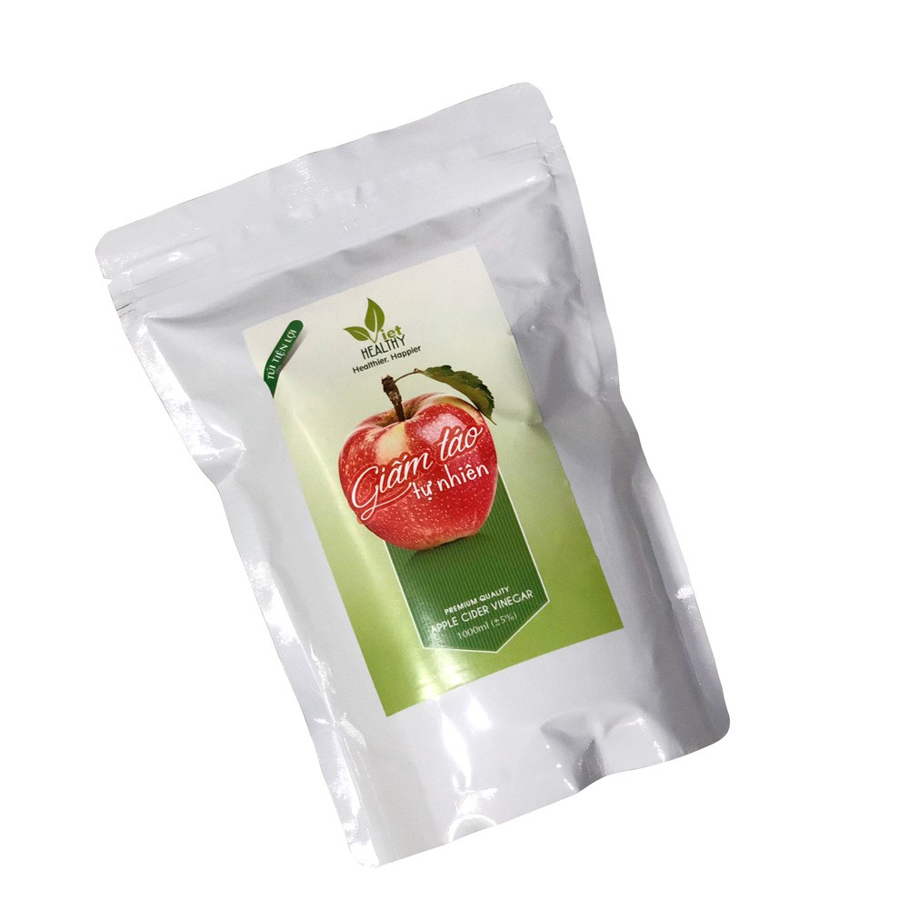 Giấm táo 1 lít Viethealthy (Túi tiện lợi)
