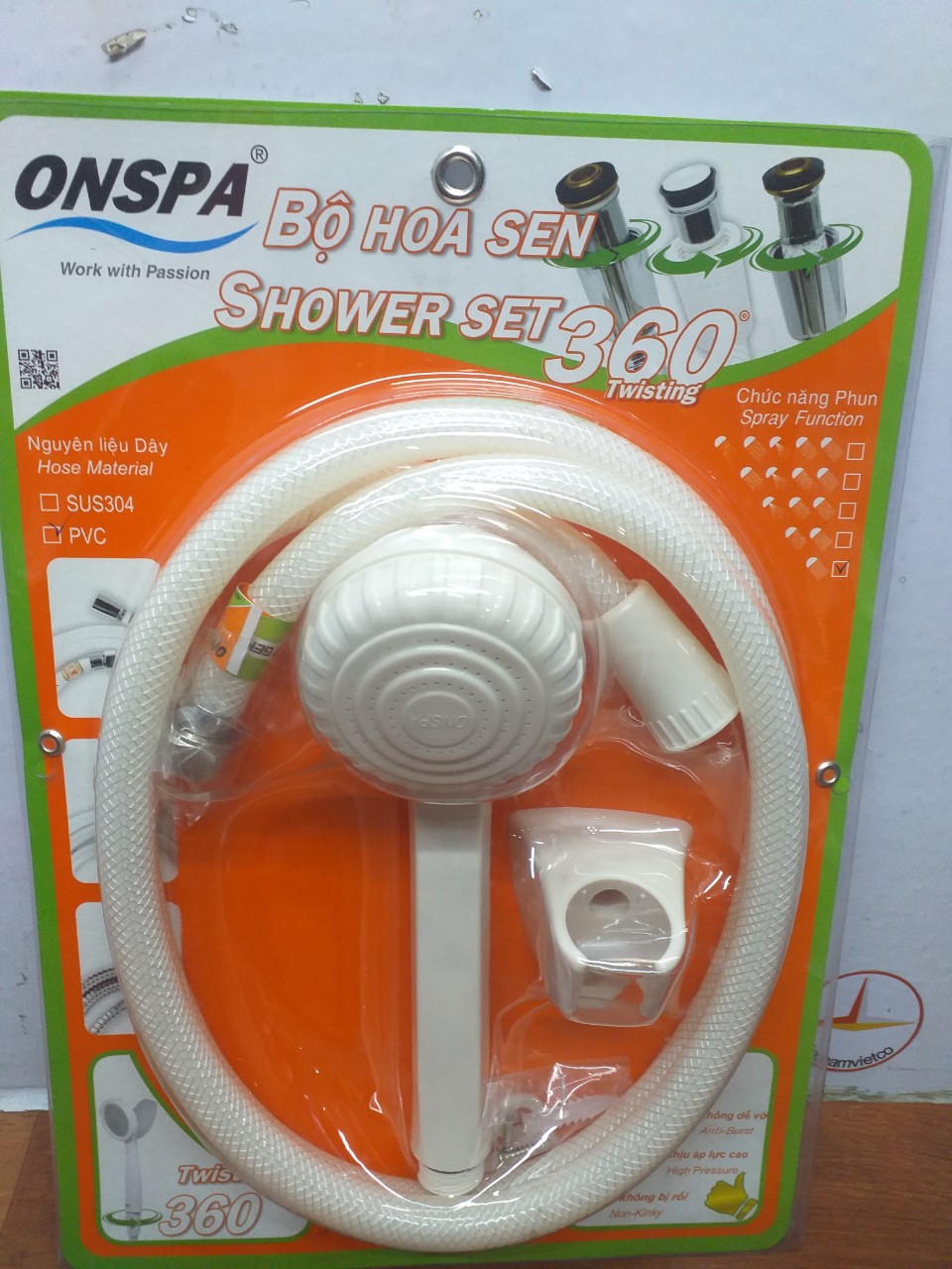 Vòi sen nhựa Onspa (1 bộ)