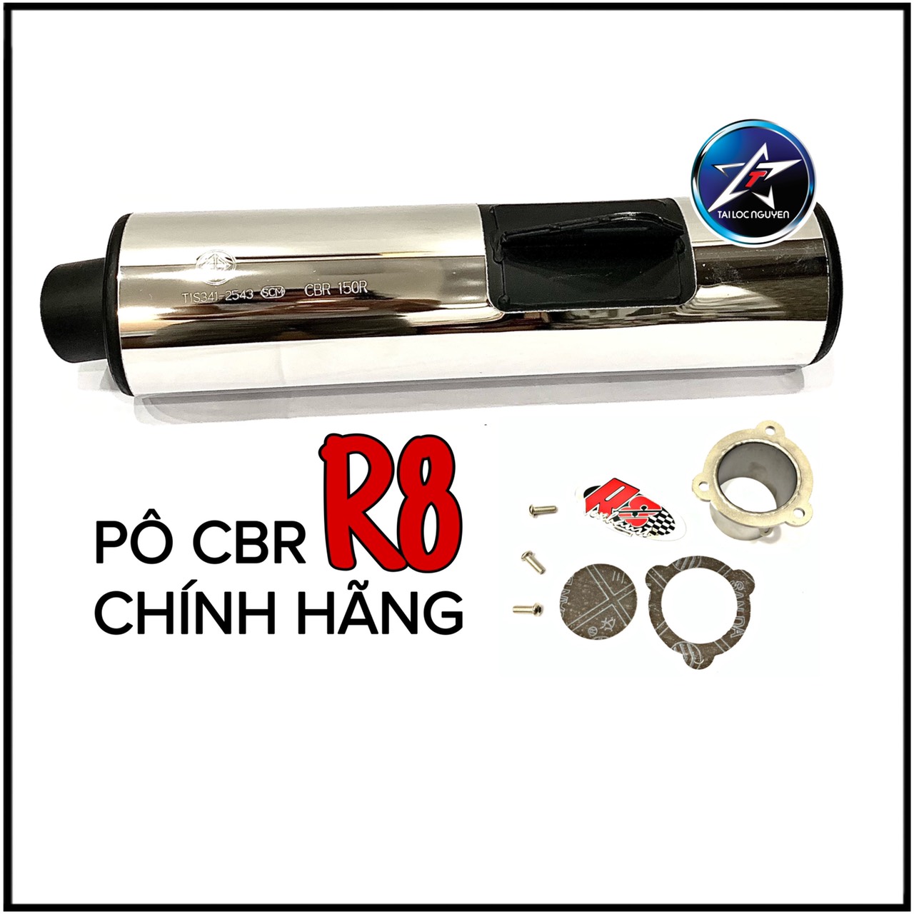 Lon pô tăng cbr r8 chính hãng 2020
