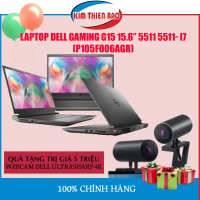 [QUÀ TẶNG 5 TRIỆU] Laptop Dell Gaming G15 5511 i7 (P105F006AGR) (Chính hãng)