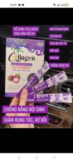 Collagen Glutathion Măng Cụt Đậu Biếc Zenpali - Cốm Uống Đẹp Da 30 gói thumbnail