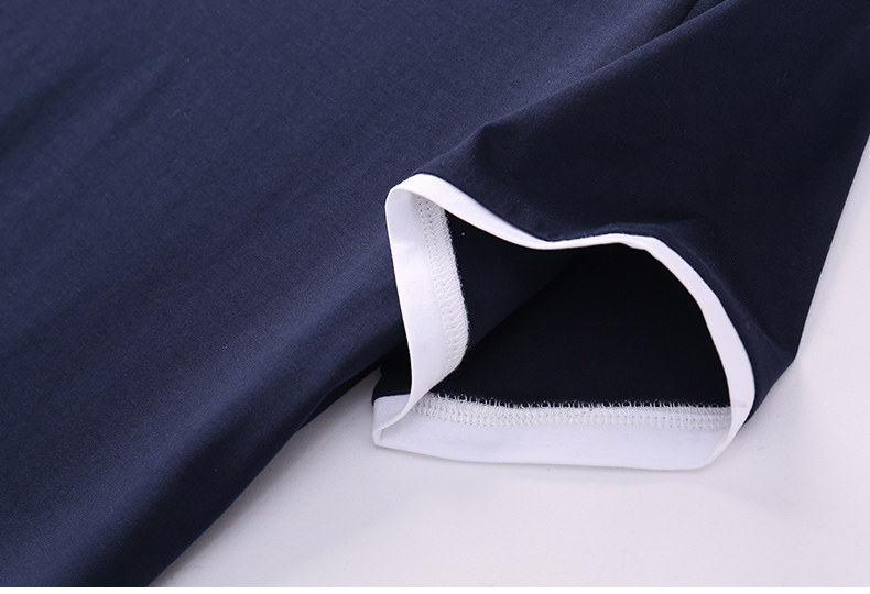 ÁO THUN NỮ XANH ĐEN VIỀN TRẮNG FORM DÁNG CHUẨN