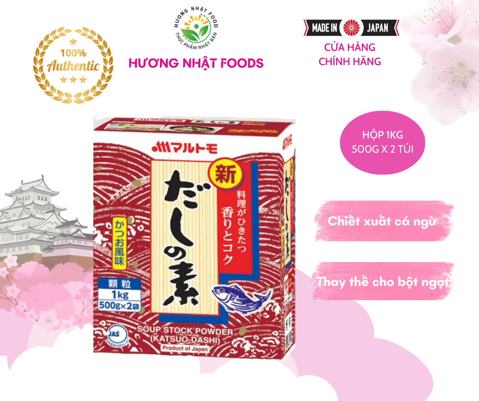 Bột nêm hondashi marutomo nhật bản 1kg