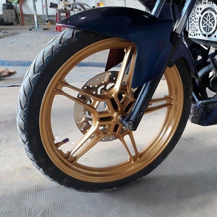 Sơn samurai vàng ánh kim 123 - Combo màu vàng 123 sơn xịt samurai