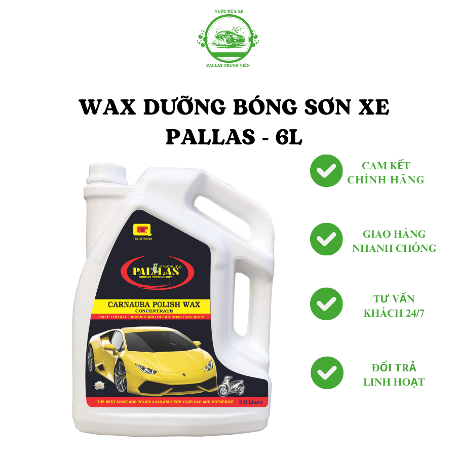 Wax dưỡng bóng sơn 6L