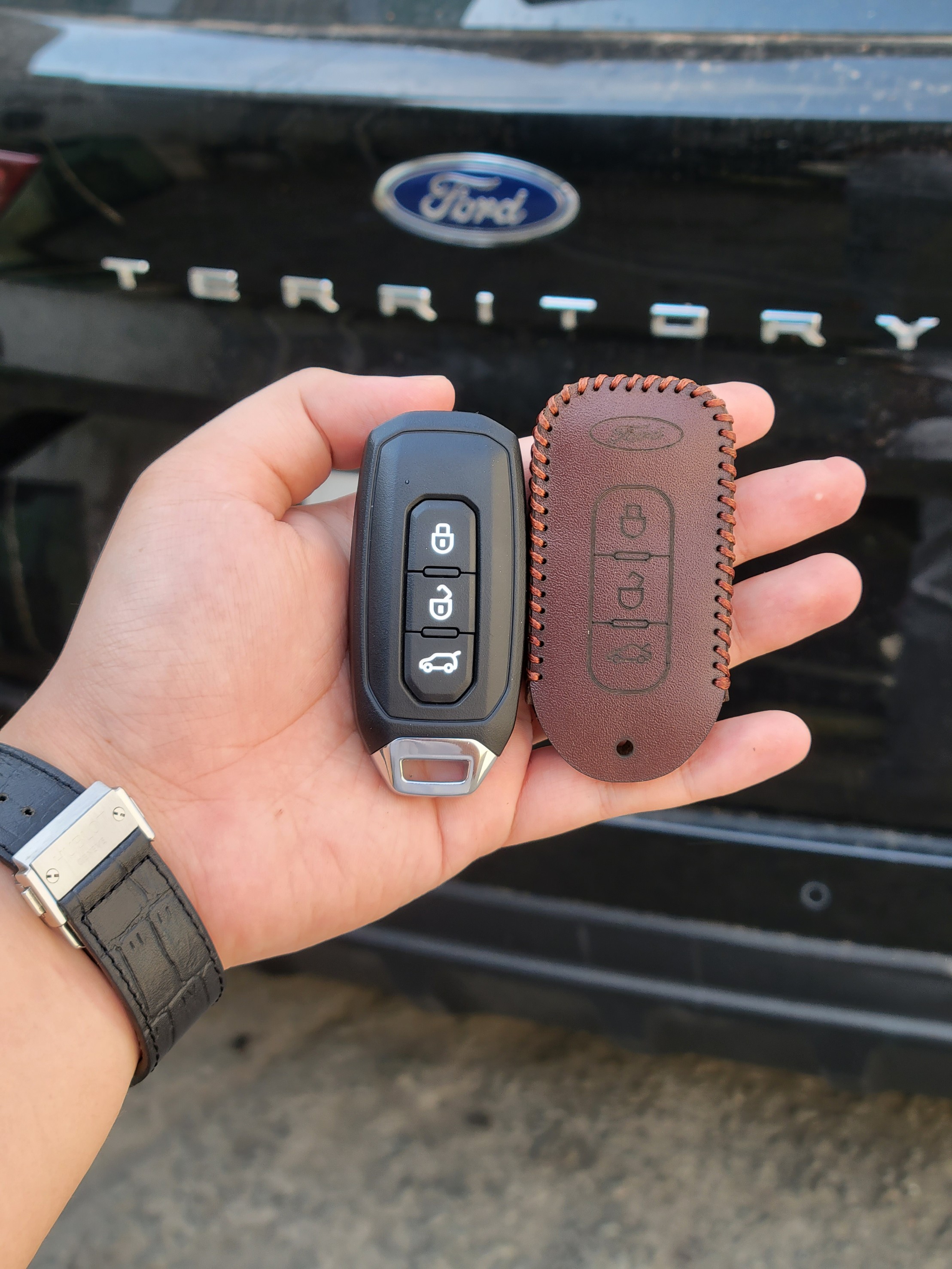 Bao da chìa khóa ô tô Ford Teritory