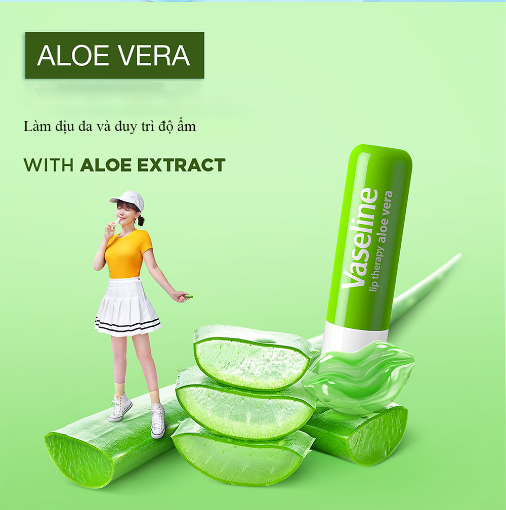 Son Dưỡng Môi Cho Môi Mềm Mại Vaseline Lip Therapy 4.8g (dạng thỏi)