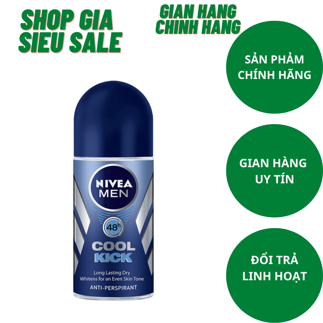 [HCM]LĂN NGĂN MÙI NIVEA MEN MÁT LẠNH 50ML