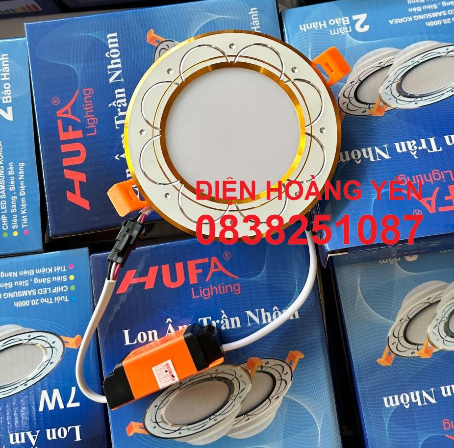 Đèn led âm trần LED 7W 9W HUFA
