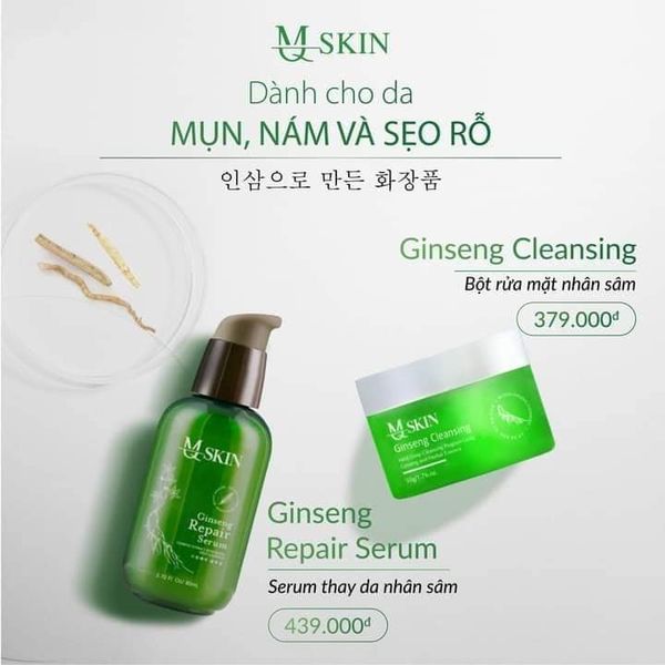SERUM TÁI TẠO DA NHÂN SÂM MQ-SKIN ( chính hãng )