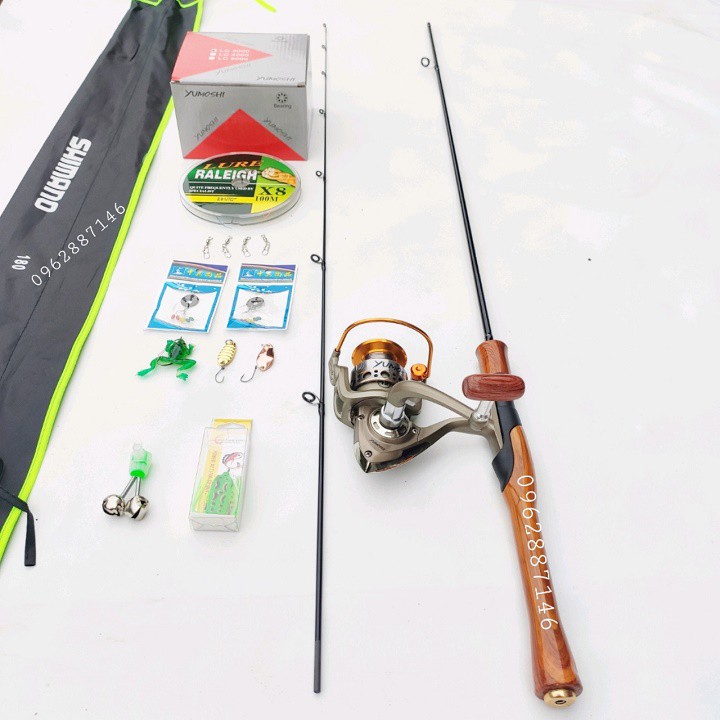 bộ cần câu lure shimano ul cán gỗ cao cấp - Cam kết bảo hành đổi trả trong 2 tuần đầu