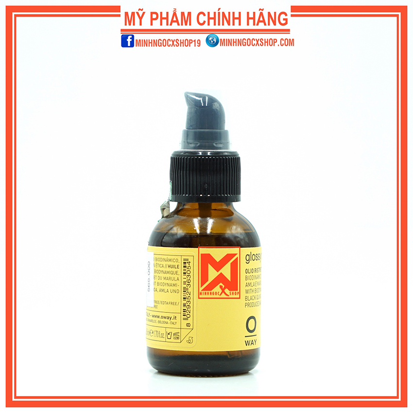 TINH DẦU PHỤC HỒI TÁI TÓC TÓC OWAY GLOSSY NECTAR 50ML CHÍNH HÃNG